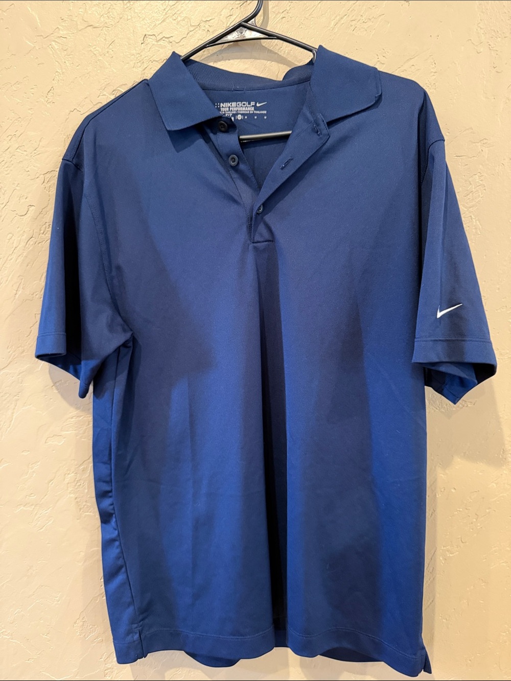 Nike Men’s Navy Blue Dri-FIT Performance Golf Polo